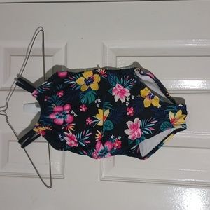 Kanu Surf Floral Swimsuit With Opening In The Back